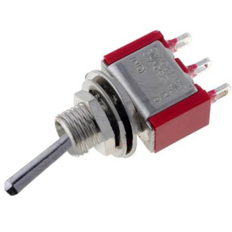 Kls KLS7-MS-102-A1 ,2-Konum Kalıcı,Kontak-1A1K,Pcb-3pin,Toggle Anahtar