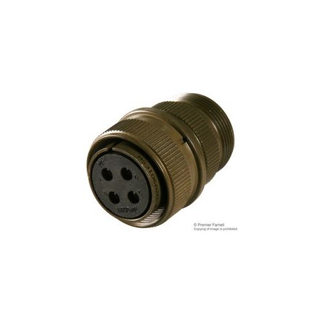 Maojwei MS3106-20-4S ,Düz Seyyar,M32 4pin Dişi,Soket Konnektör