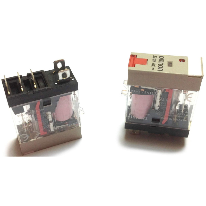 Omron G2R-1-SNI-AC230 ,Bobin 220vac,Kontak 1A1K 10 Amper,Led Test,Büyük-5pin,Röle