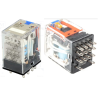 Omron MY4IN-GS-R-DC24 ,Bobin 24vdc,Kontak 4A4K 6 Amper,Led,Kalın-14pin,Röle