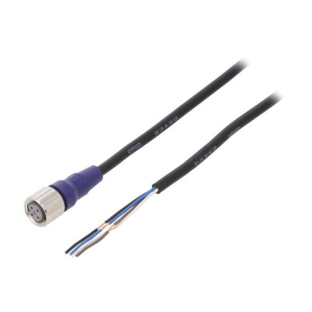 Omron XS2F-LM12PVC4S2M ,Soket Düz M12 4pin,4-Kablo 2mt,Pvc Sensör Kablo