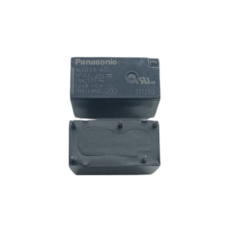 Panasonic ALQ124A ,Bobin 24vdc,Kontak 1A1K 10 Amper,Pcb-5pin,Röle