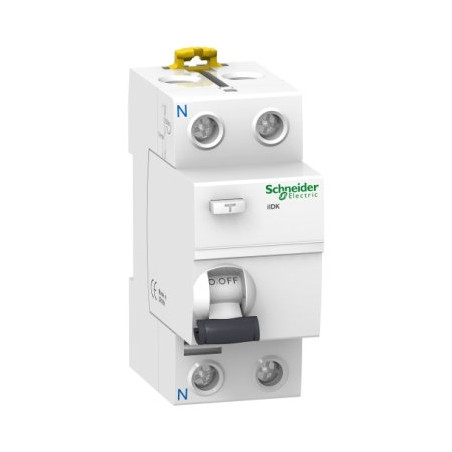 Schneider A9R75240 ,iIDK-AC Tip,2-Kutup 2x40 Amper,220vac 300mA 10kA,Yangın Kaçak Akım Röle