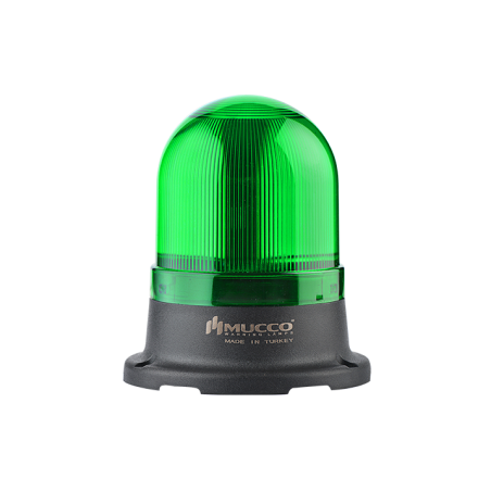 Mucco SNT-715-S-2 ,Yeşil-24Vdc,Sabit,Tepe Lamba