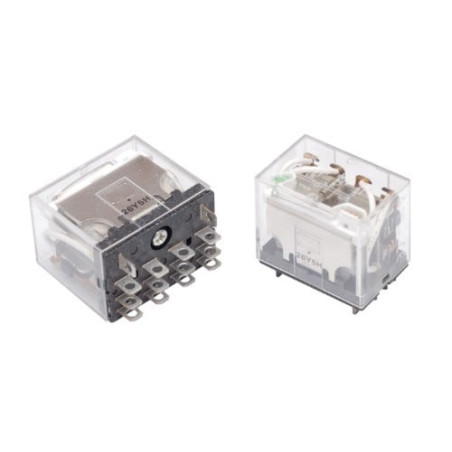 Omron LY4-100 110VAC,Bobin 110vac,Kontak 4A4K 10 Amper,Led,Kalın-14pin,Röle