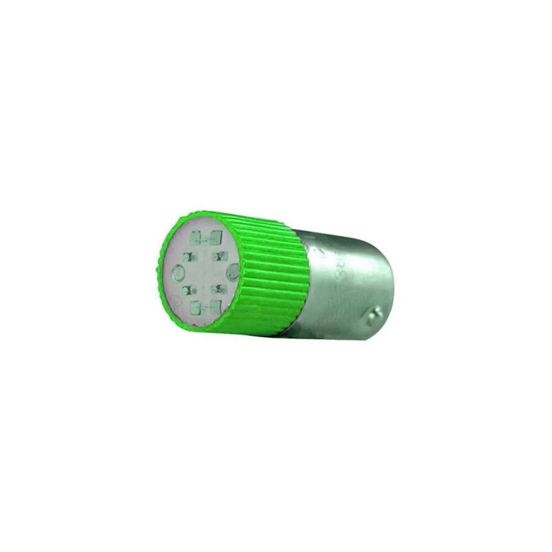 Tork BA9SC-24-Y ,Yeşil-24vac dc,Tek Duy,Led Ampul