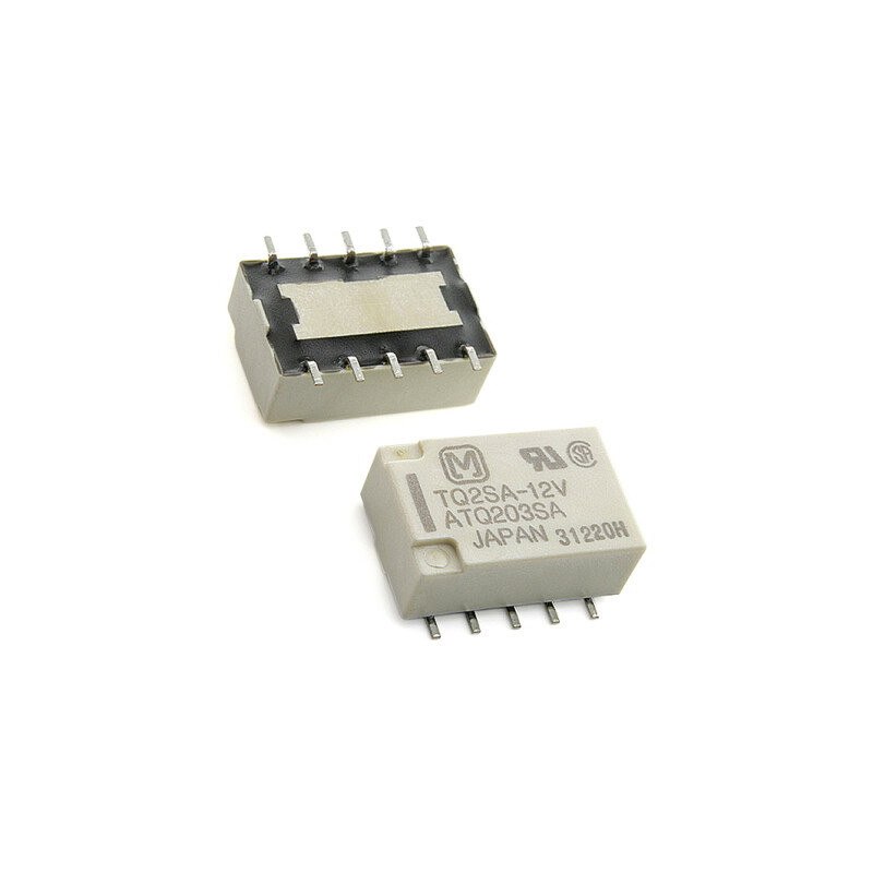 Matsushita TQ2SA-12VDC ,Bobin 12vdc,Kontak 2A2K 1 Amper,Pcb-10pin,Röle