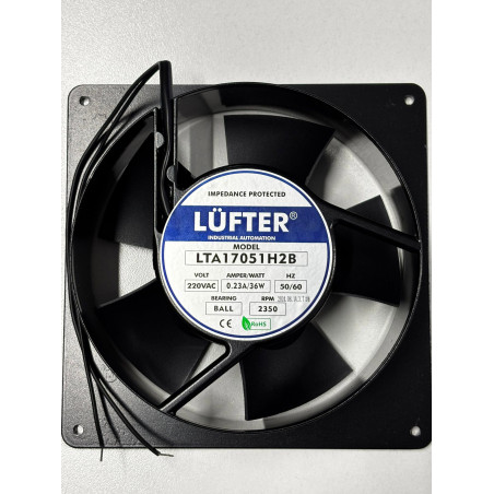 Lüfter LTA17051H2B ,Ebat 170x51mm,Besleme 220vac 36w 0.23A,Hava 311-Cfm,2-Kablo Fan