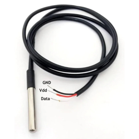 Çin DS18B20K ,M6-3cm,3-Kablo,Isı Sensör