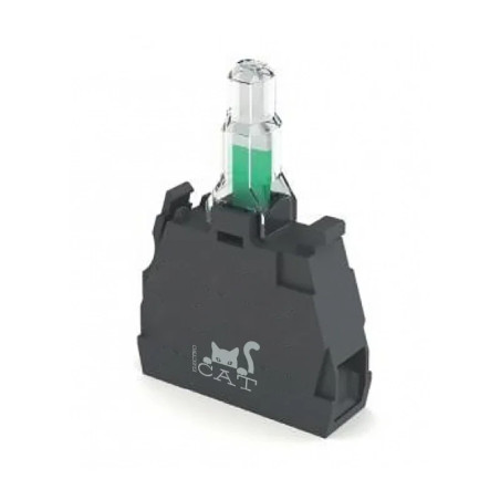 Cat BA9G1 ,Yeşil-24v,M22 Buton Lamba