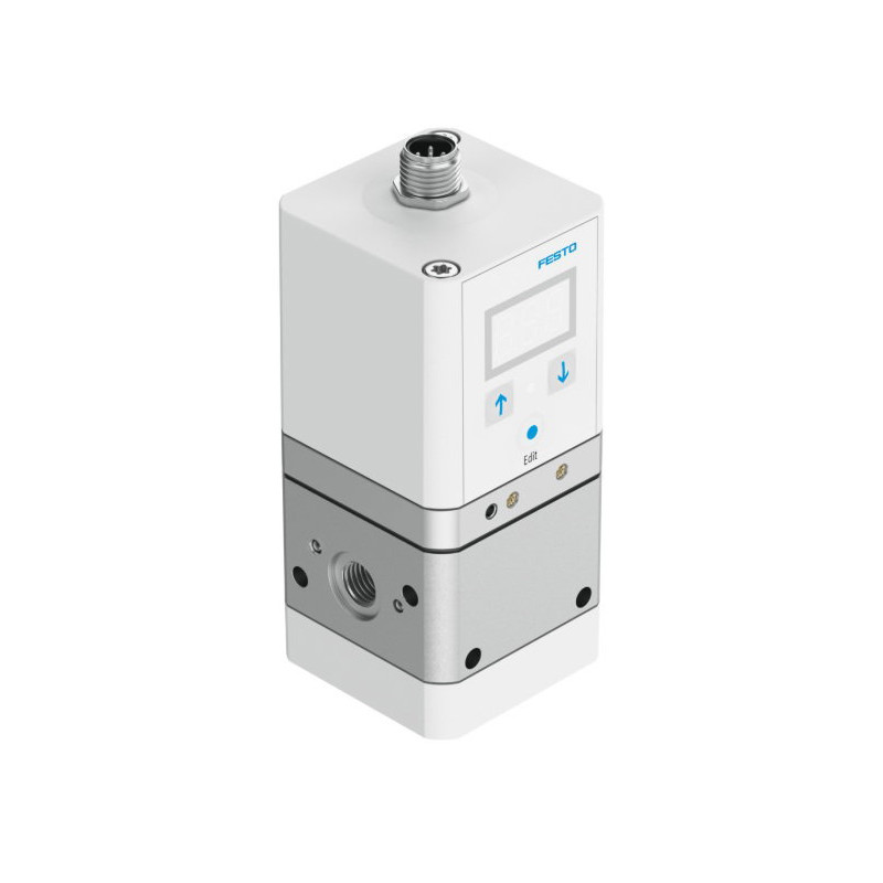 Festo VPPE-3-1-1 8-10-010-E1 ,Besleme 24vdc,Giriş 0..10v,Ayar 0..10bar,Soket M12 5-Pin,Oransal Regulator