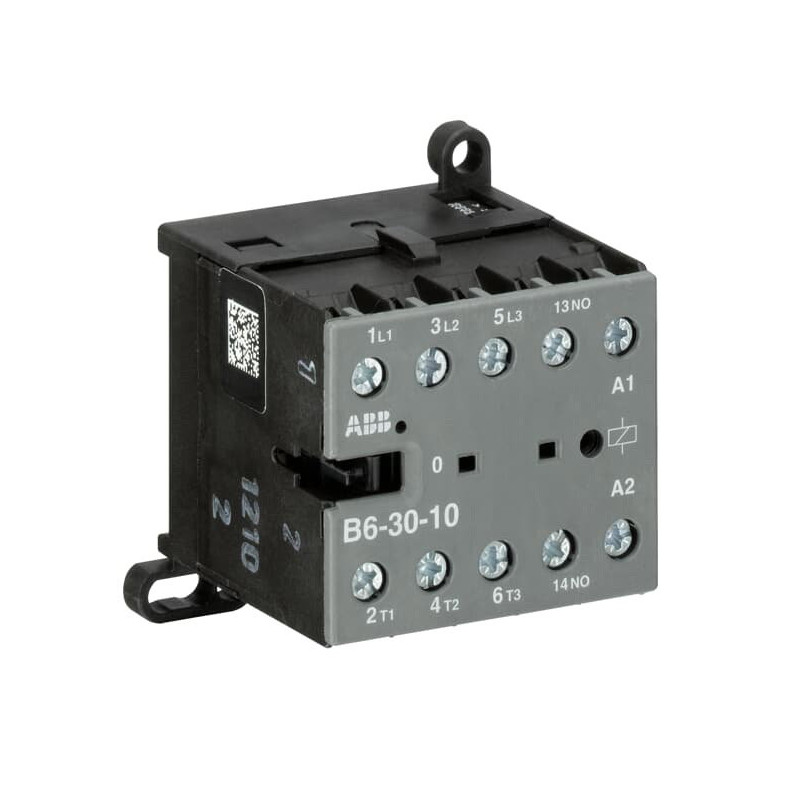 Abb B6-30-10 ,Bobin 220vac,Güç 4kw 9 Amper,Kontak-3P 1A,Mini Kontaktör