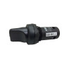 Abb C2SS1-10B-11 ,Montaj 22mm,2-Konum Kontak 1A1K,Siyah Kalıcı,M22 Anahtar