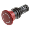 Abb CE4T-10R-01 ,Montaj 22mm,Kontak-1K,Acil Kalıcı,M22 Buton