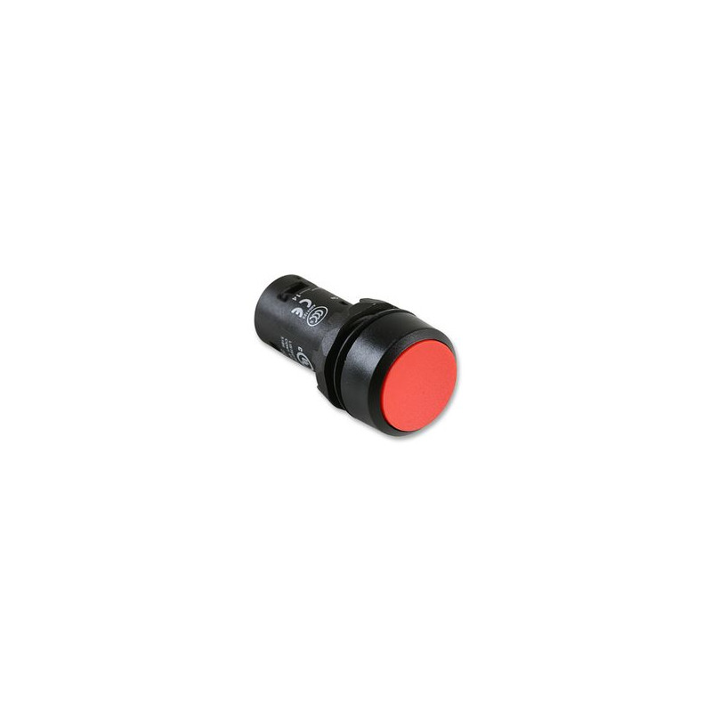 Abb CP1-10R-01 ,Montaj 22mm,Kontak 1K,Kırmızı Yaylı,Kompakt M22 Buton