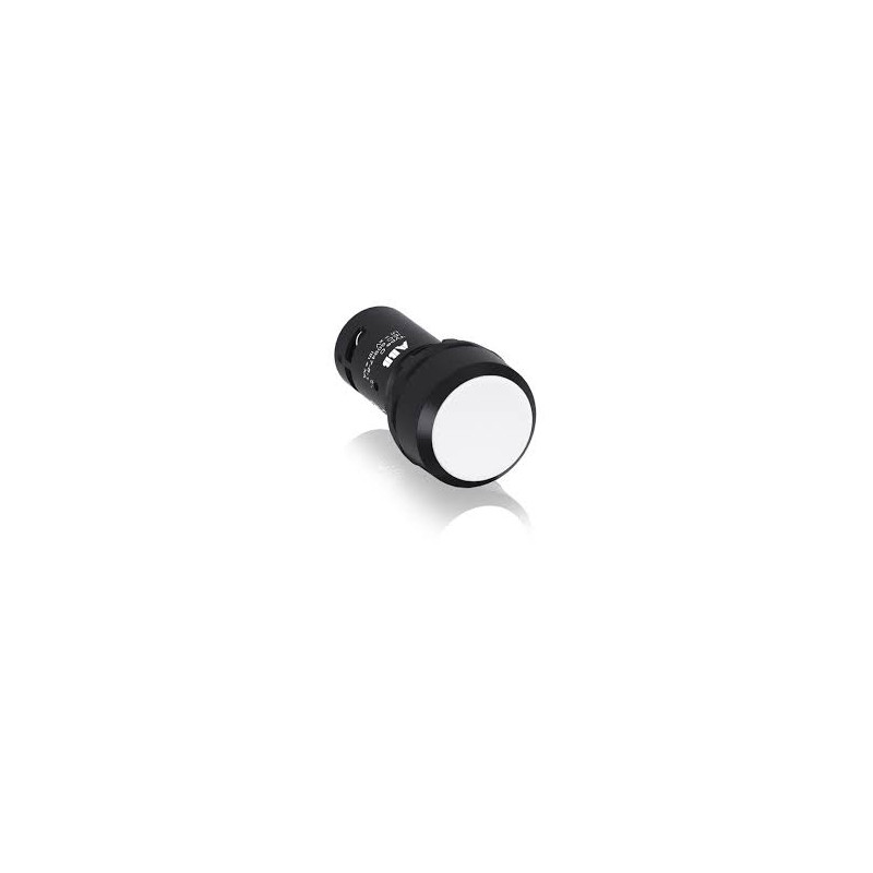 Abb CP1-10W-10 ,Montaj 22mm,Kontak-1A,Beyaz Yaylı,Kompakt M22 Buton