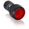Abb CP1-13R-01 ,Montaj 22mm,Kontak-1K,Kırmızı-220v Yaylı,Kompakt M22 Buton