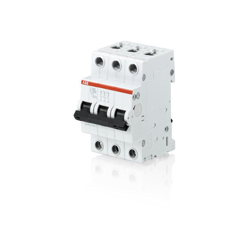 Abb S203-C80 S 6kA,3-Faz 3x80a,C-Tip,80 Amper,Otomatik Sigorta
