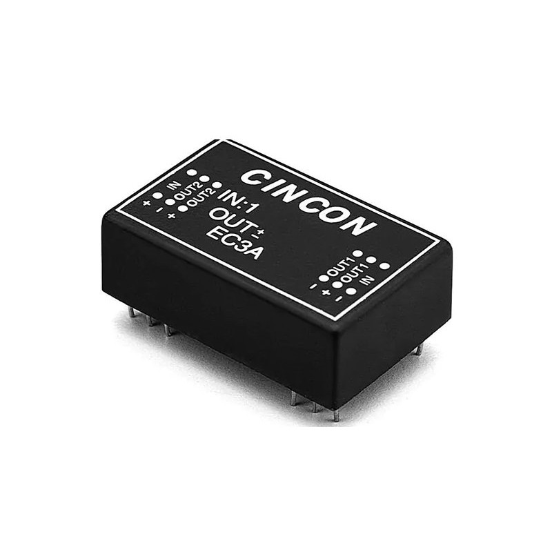 Cincon EC3A05 ,Güç 3w,Besleme 5vdc,Çıkış 12v 300mA -12v 300mA,Dc-Dc Konverter