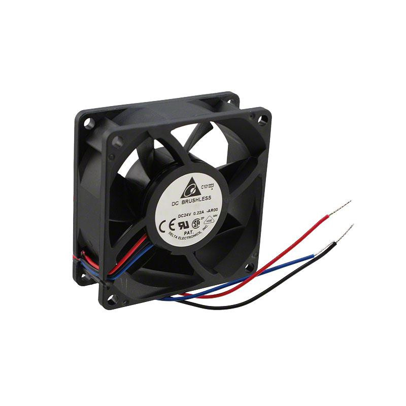 Delta AFB0624VHD-AR00 ,Ebat 60x20mm,Besleme 24vdc 0.22A 2.2W,20-Cfm,3 Kablo Fan