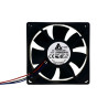 Delta AFB0824VH-R00 ,Ebat 80x25mm,Besleme 24vdc 0.21A 3.4W,Hava 42-Cfm,3-Kablo Fan
