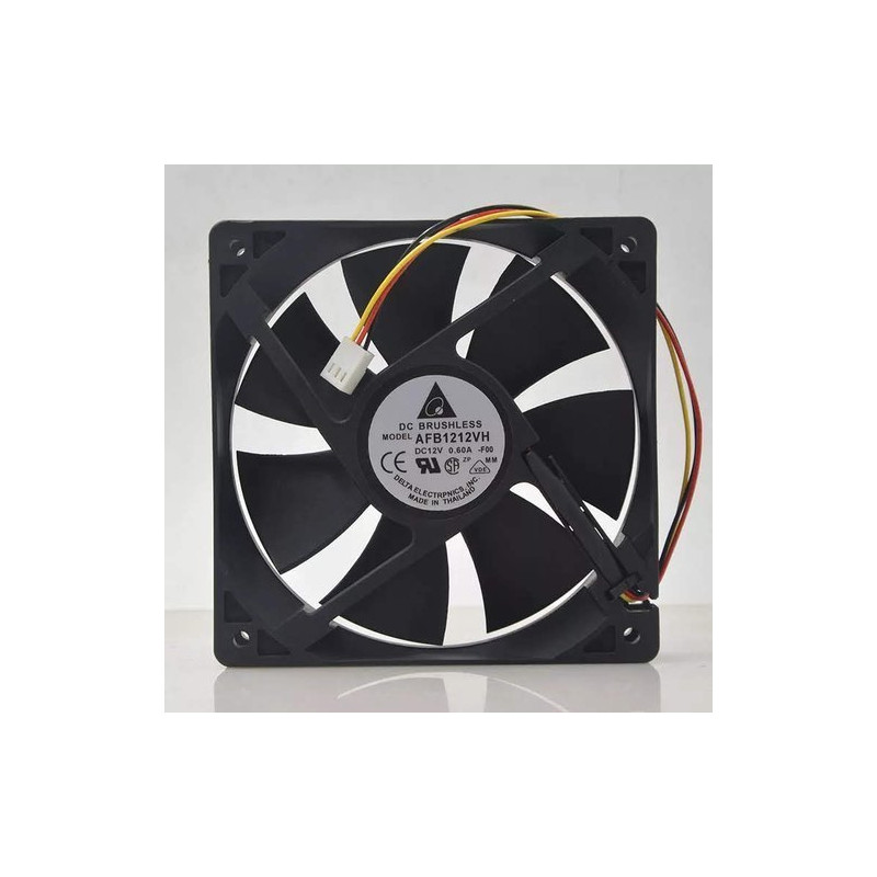 Delta AFB1212SH ,Ebat 120x25mm,Besleme 12vdc 0.80A 7W,Hava 113-Cfm,2-Kablo Fan