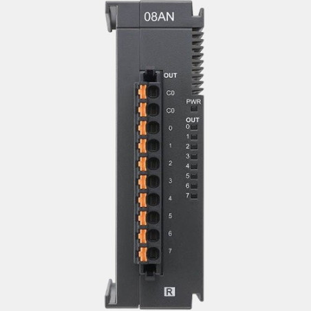 Delta AS08AN01R-A ,Çıkış 8-Röle,Plc Ek Genişleme Dijital Modül