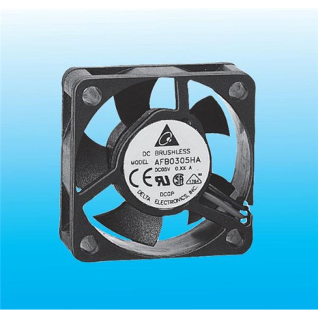Delta ASB0305HA-D ,Ebat 30x10mm,Besleme 5vdc 0.10A 0.8W,Hava 3.5-Cfm,2-Kablo Fan