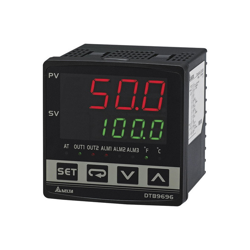 Delta DTB9696CR ,Ebat 96x96mm,Besleme 110v..220vac,Giriş UNIVERSAL,Çıkış 4..20mA,RS485,Proses Kontrol