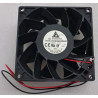 Delta FFB0924EHE ,Ebat 92x38mm,Besleme 24vdc 0.75A 12W,Hava 110-Cfm,2-Kablo Fan