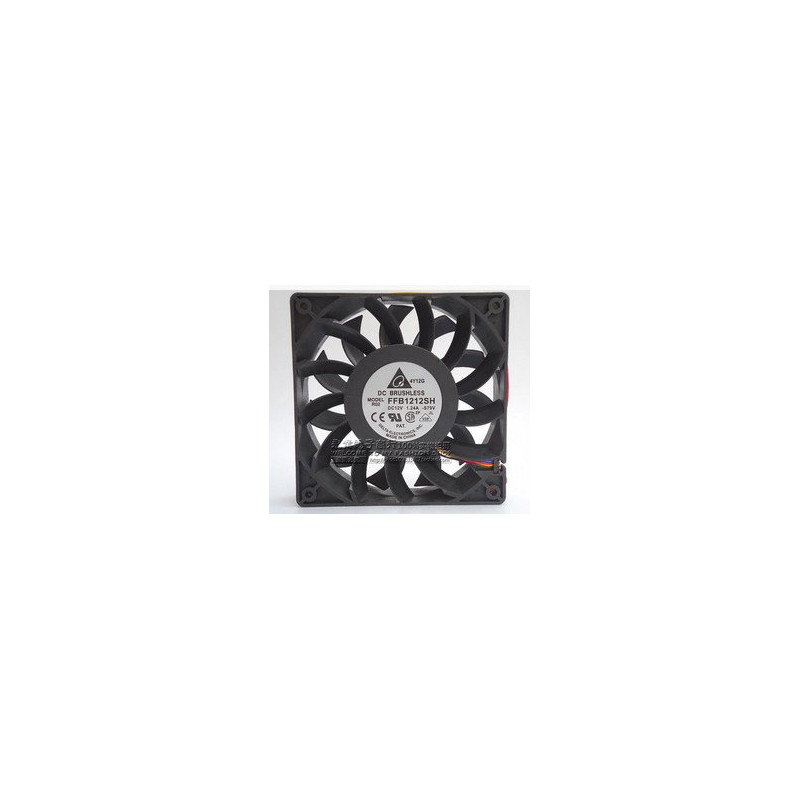 Delta FFB1212SH-S79V ,Ebat 120x25mm,Besleme 12vdc 1.25A 15W,140-Cfm,3 Kablo Fan