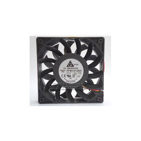 Delta FFB1212SH-S79V ,Ebat 120x25mm,Besleme 12vdc 1.25A 15W,140-Cfm,3 Kablo Fan