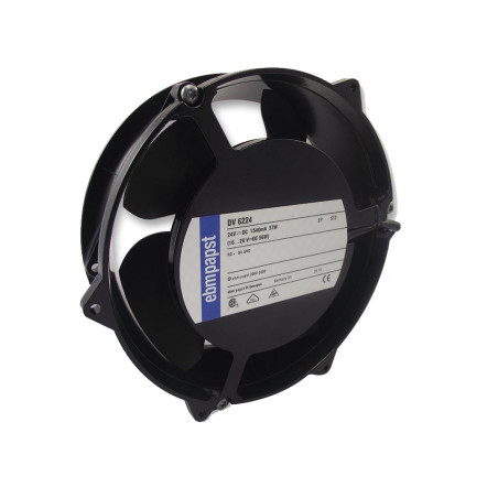 EbmPapst DV6224 ,Ebat 172x51mm,Besleme 24vdc 1.54A 37W,Hava 200-Cfm,2-Kablo Fan