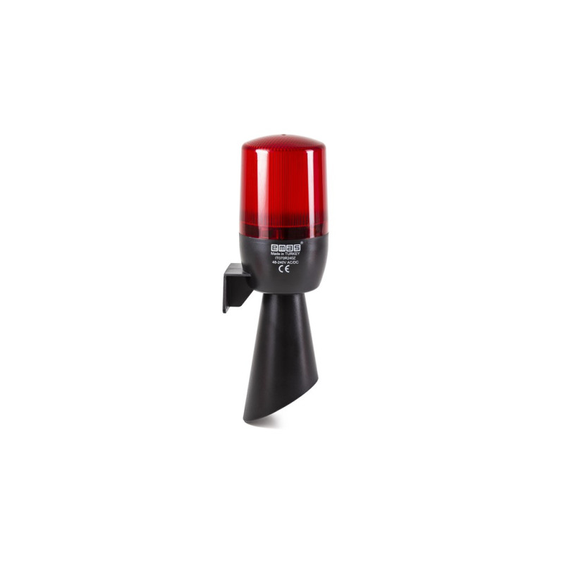 Emas IT070R024Z ,Besleme 24vdc,Ses Borulu 130dB Multi ,Renk Kırmızı Multi,Tepe Lamba