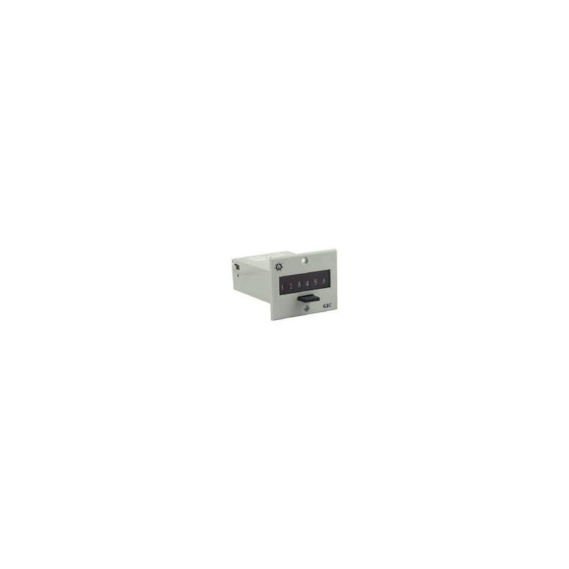 Gic SA52A-230V ,Ebat 48x24mm,Besleme 220vac,6-Hane Mekanik Sayıcı