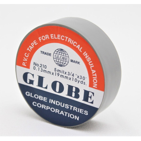 Globe NO210-GR ,Ebat 19mmx10mt,1-adet,Gri İzole Bant
