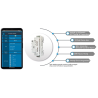 GrupArge AST01-NFC ,Ray Dın,Besleme 12v..220vac dc Pil,32 Program,Kontak-1A1K,Astronomik Zaman Saati