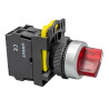 Gwest A5-01XD-24 ,Montaj 22mm,2-Konum Kontak-1K,Kırmızı-24v Kalıcı,M22 Anahtar