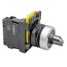 Gwest A5-10X FU ,Montaj 22mm,2-Konum Kontak-1A,Siyah Yaylı,M22 Anahtar