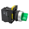 Gwest A5-10XD-24 ,Montaj 22mm,2-Konum Kontak-1A,Yeşil-24v Kalıcı,M22 Anahtar