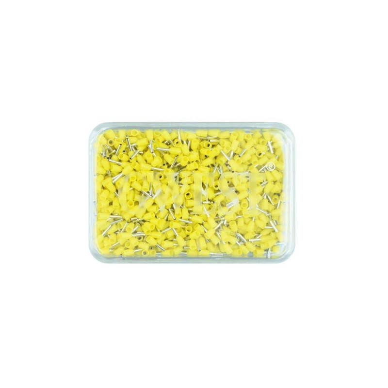Gwest CYA-1.0 ,Kablo 2x1mm ,Renk Sarı,500-adet,Kablo Yüksük