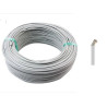 Star KALAY-0.75-BY ,Kesit 0.75mm ,1-Damar Çok Telli,Kalaylı,Beyaz 1mt NYAF kablo