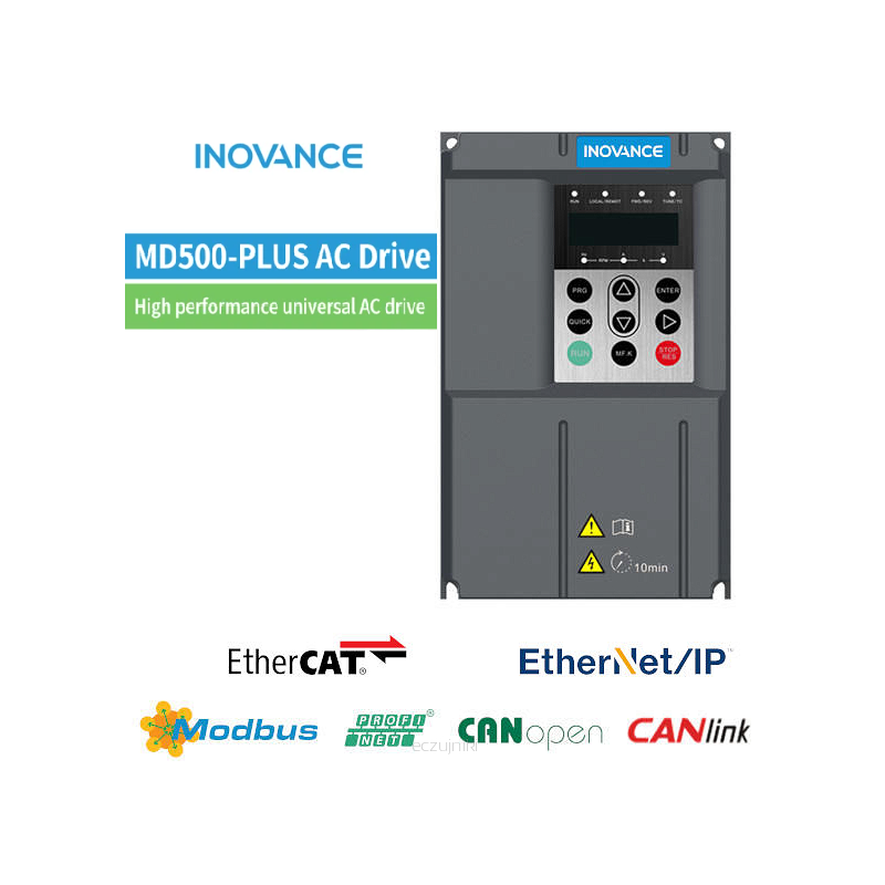 Inovance MD500T30G 37PB-PLUS-INT ,Güç 30kw 37kw 380vac,3 Faz TriFaz,Ac Motor Sürücü Inverter