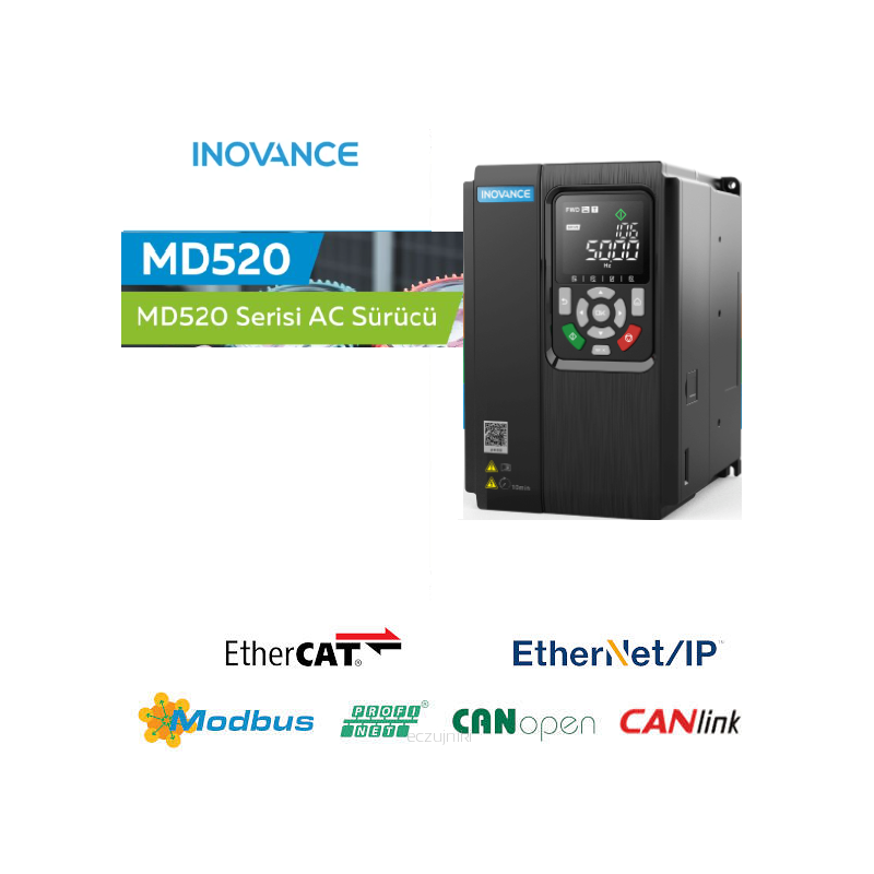 Inovance MD520-4T7.5BS-INT ,Güç 7.5kw 380vac,3-Faz TriFaz,Ac Motor Sürücü Inverter