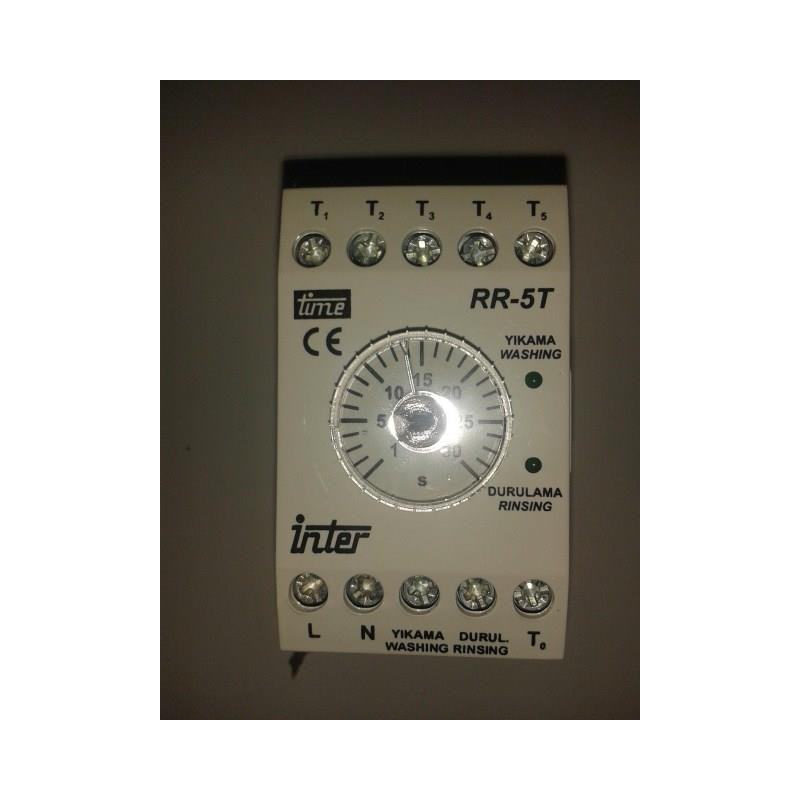 İnter RR-30R ,Ray Dın,Besleme 220vac,Kontak-1A1K,30-sn Zaman Röle
