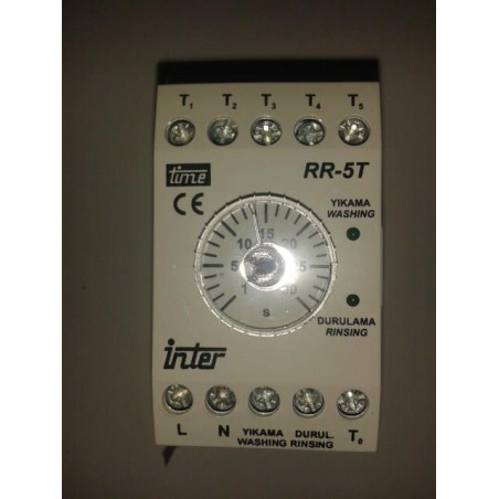 İnter RR-30R ,Ray Dın,Besleme 220vac,Kontak-1A1K,30-sn Zaman Röle
