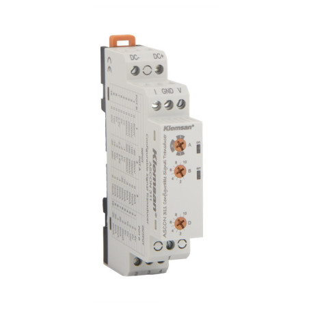 Klemsan ASCON-311 ,Besleme 24vdc,Giriş Universal,Çıkış 0..10v 4..20mA,Trasnmitter
