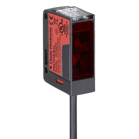 Leuze PRK15.D 4 50134371 ,Ebat 43x30x15mm,Ölçüm 8mt,Çıkış PNP-NO,Besleme 10v..30vdc,3-Kablo,Reflektör Fotosel