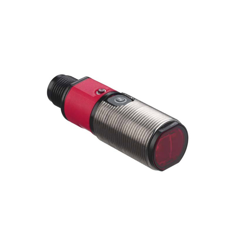 Leuze PRK328.3 4P-M12 50122695 ,Ebat M18x46mm,Ölçüm 4mt,Çıkış PNP-NO NC,Besleme 10v..30vdc,Soket M12 4pin,Reflektör Fotosel