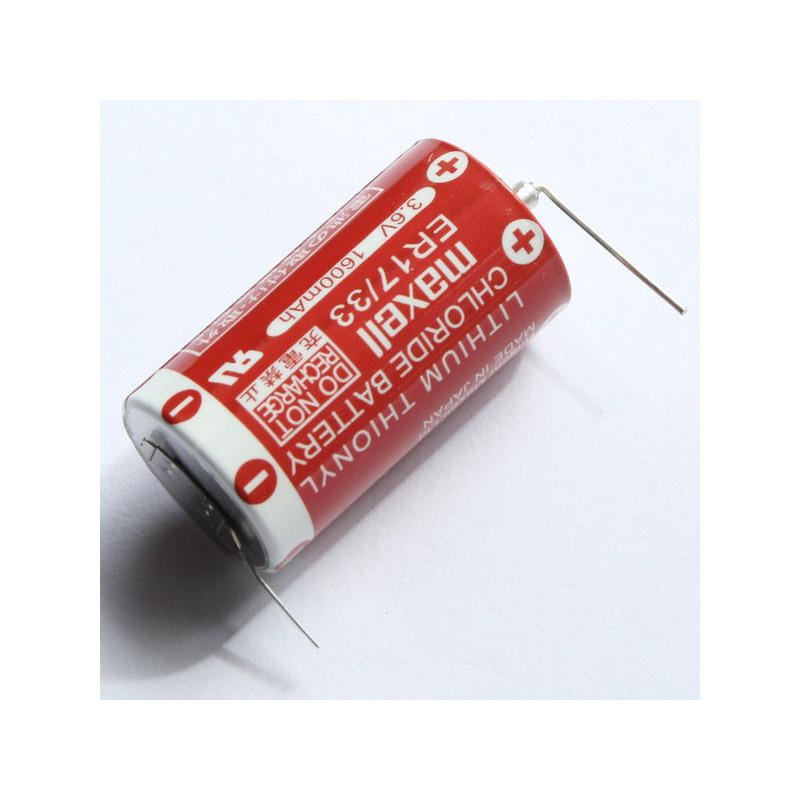 Maxell ER17 33 ,3.6v 16mAH,1-adet,Pcb Tip,Şarjlı Pil